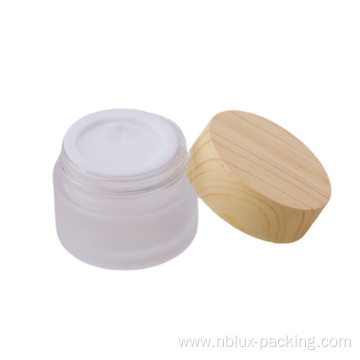 200ml Glass Jars Skin Care Acrylic Cream